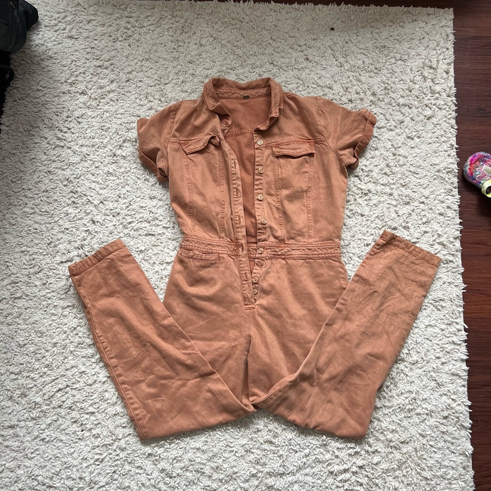 Young Fabulous and Broke Orange Jumpsuit